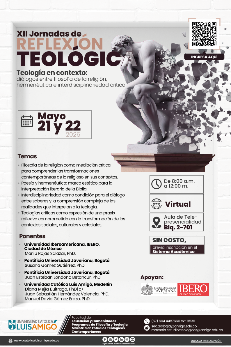 XII Jornadas de Reflexión Teológica